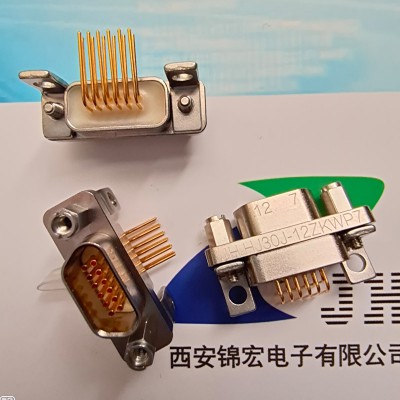 PCB弯式插座HJ30J-12ZKW锦宏牌高速连接器生产销售
