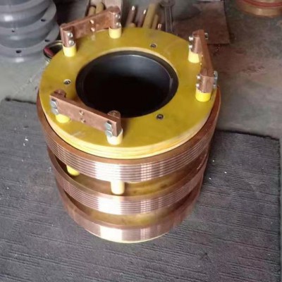 上海电机集电环YR2000-12-2000KW铜环钢环定制