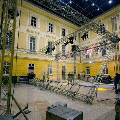 幻影成像舞台大屏幕制作 45度高清反射立体成像工程